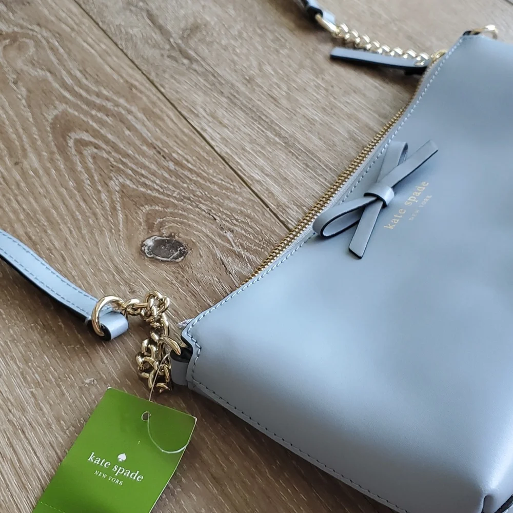 kate spade Light Blue Bow Crossbody Bag